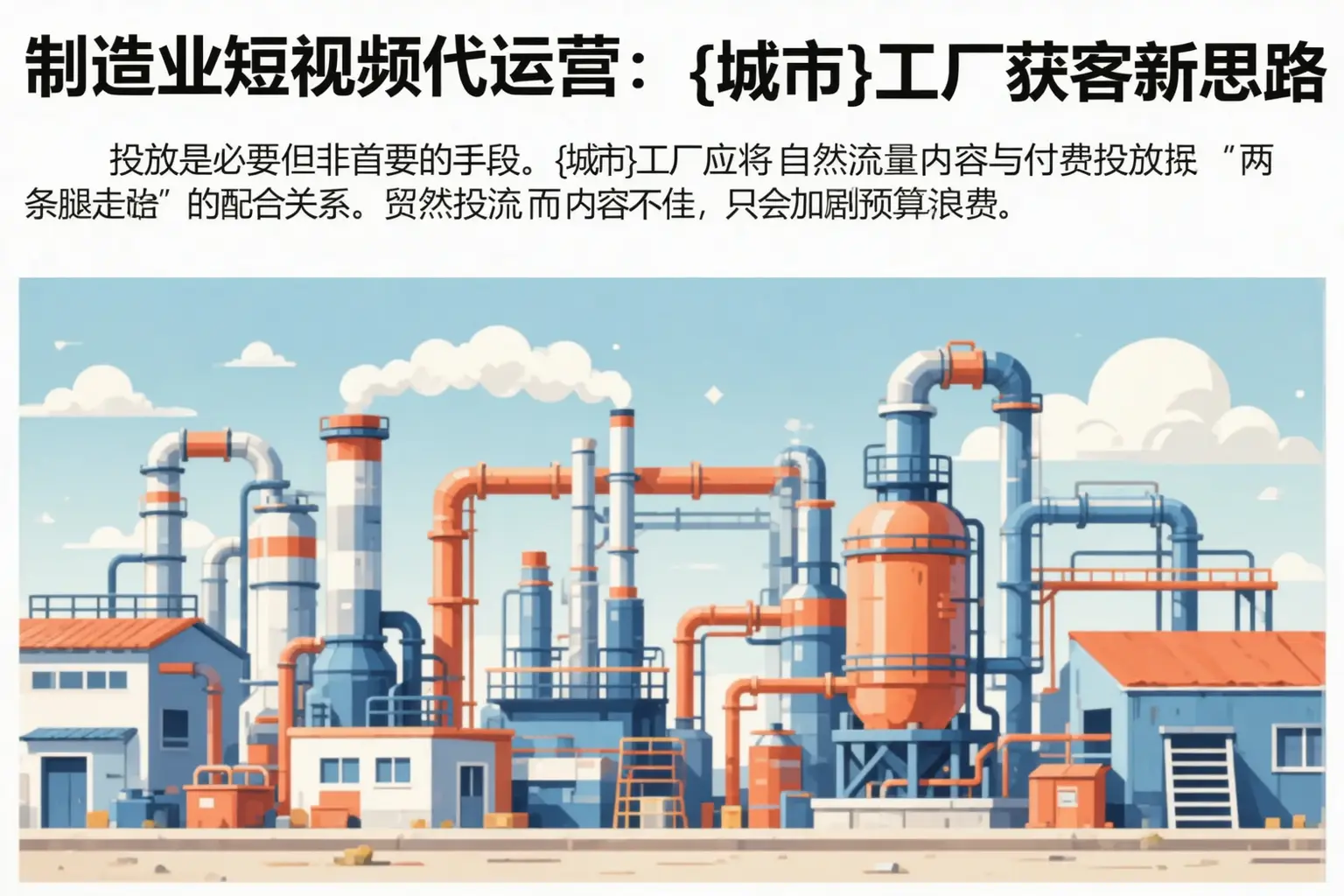 制造业短视频代运营：漯河工厂获客新思路