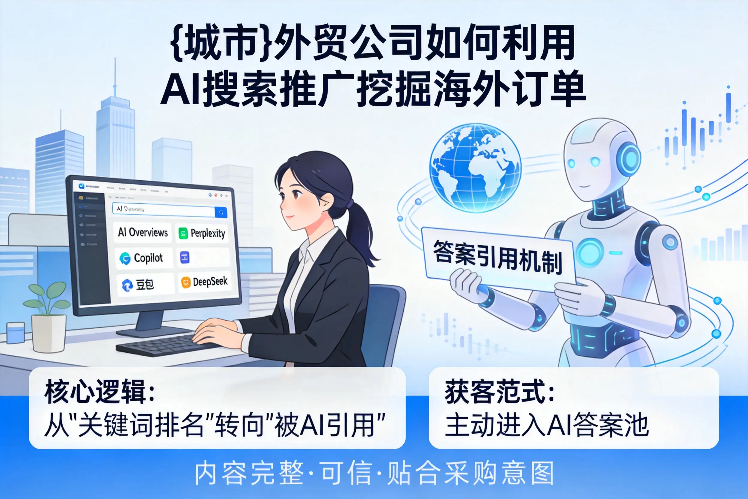 漯河外贸公司如何利用AI搜索推广挖掘海外订单