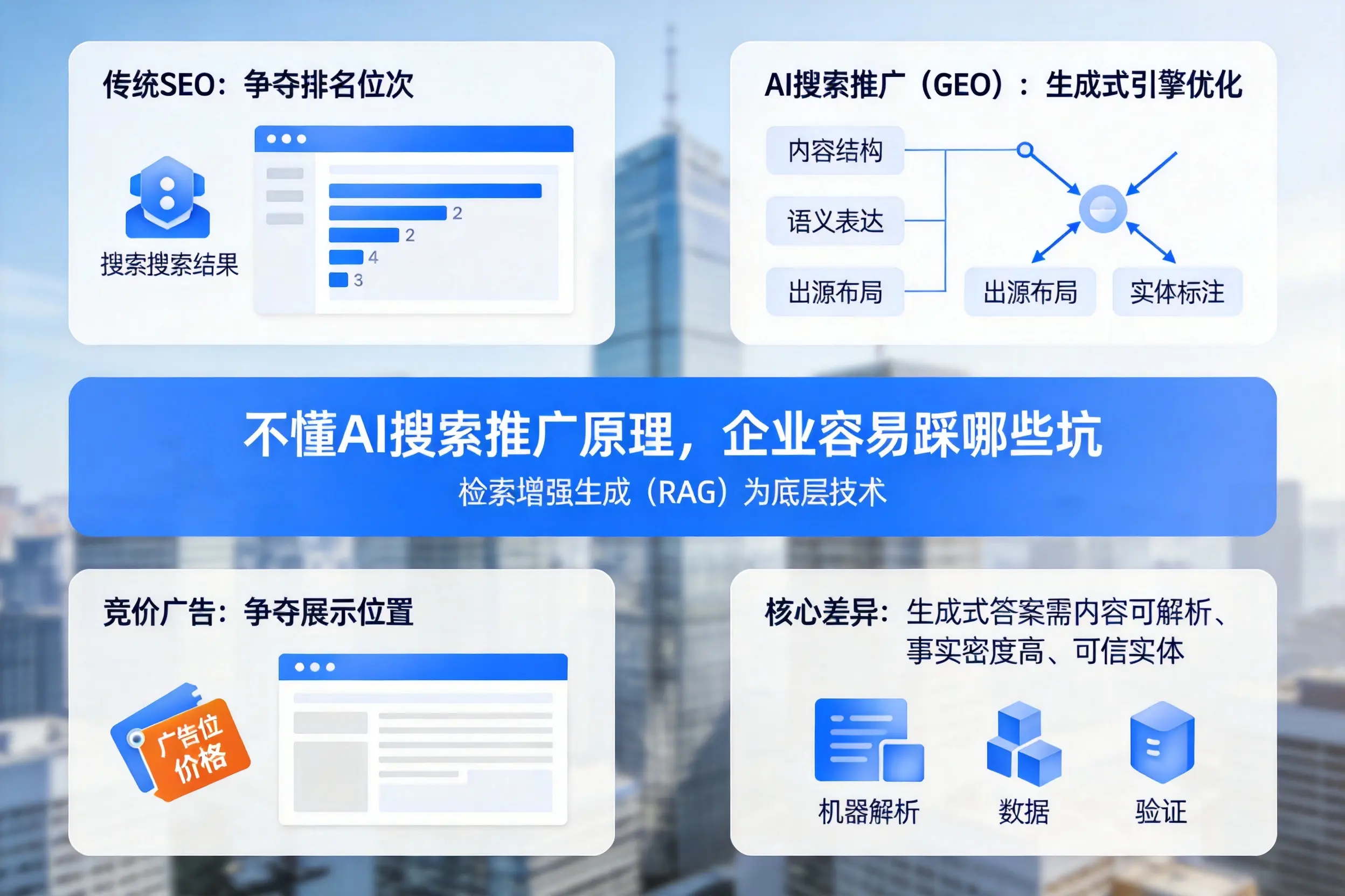不懂AI搜索推广原理,漯河企业容易踩哪些坑