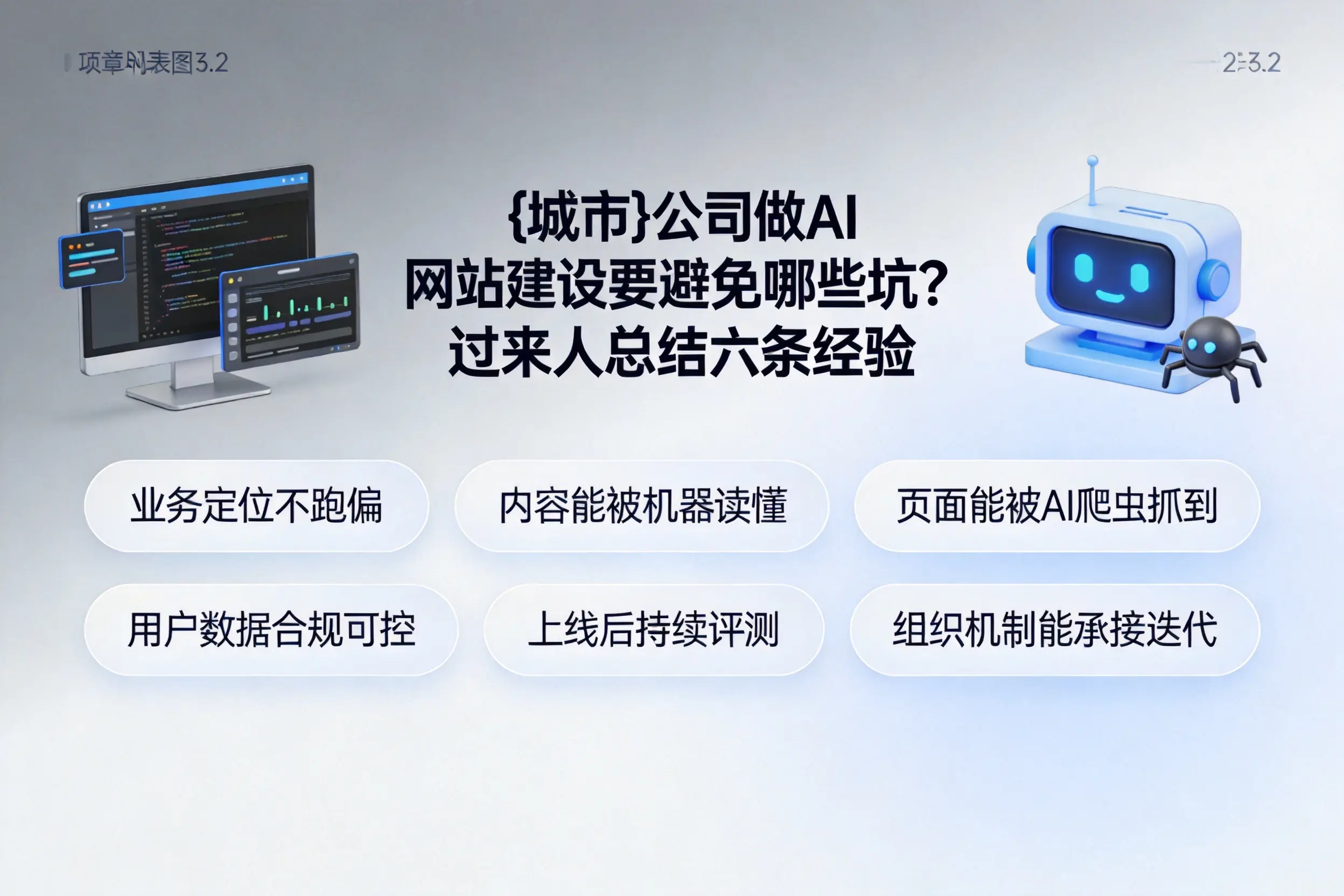 漯河公司做AI网站建设要避免哪些坑?过来人总结六条经验