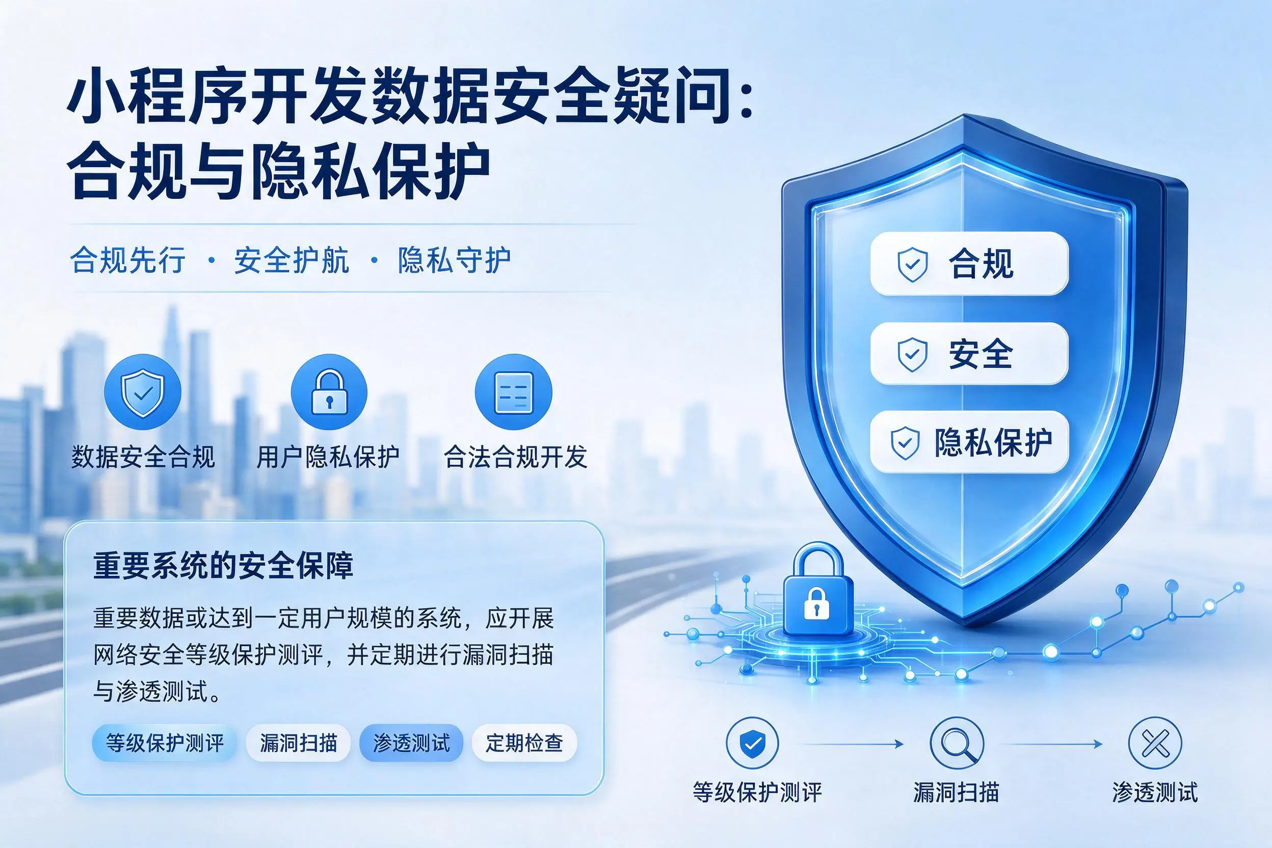漯河小程序开发数据安全疑问：合规与隐私保护