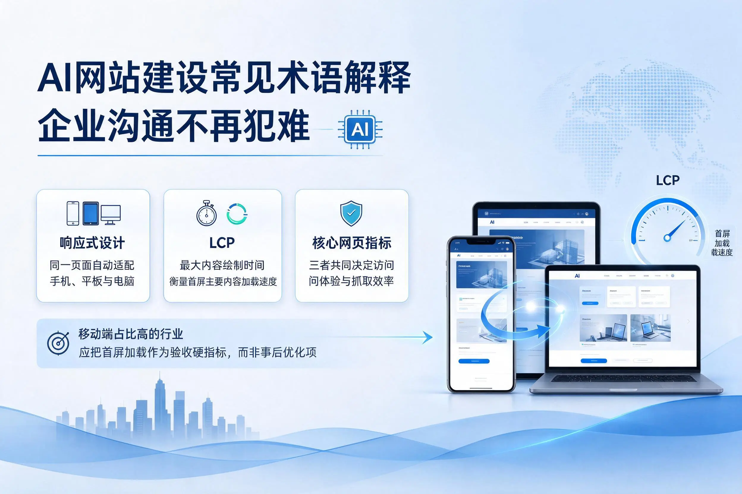 AI网站建设常见术语解释，漯河企业沟通不再犯难