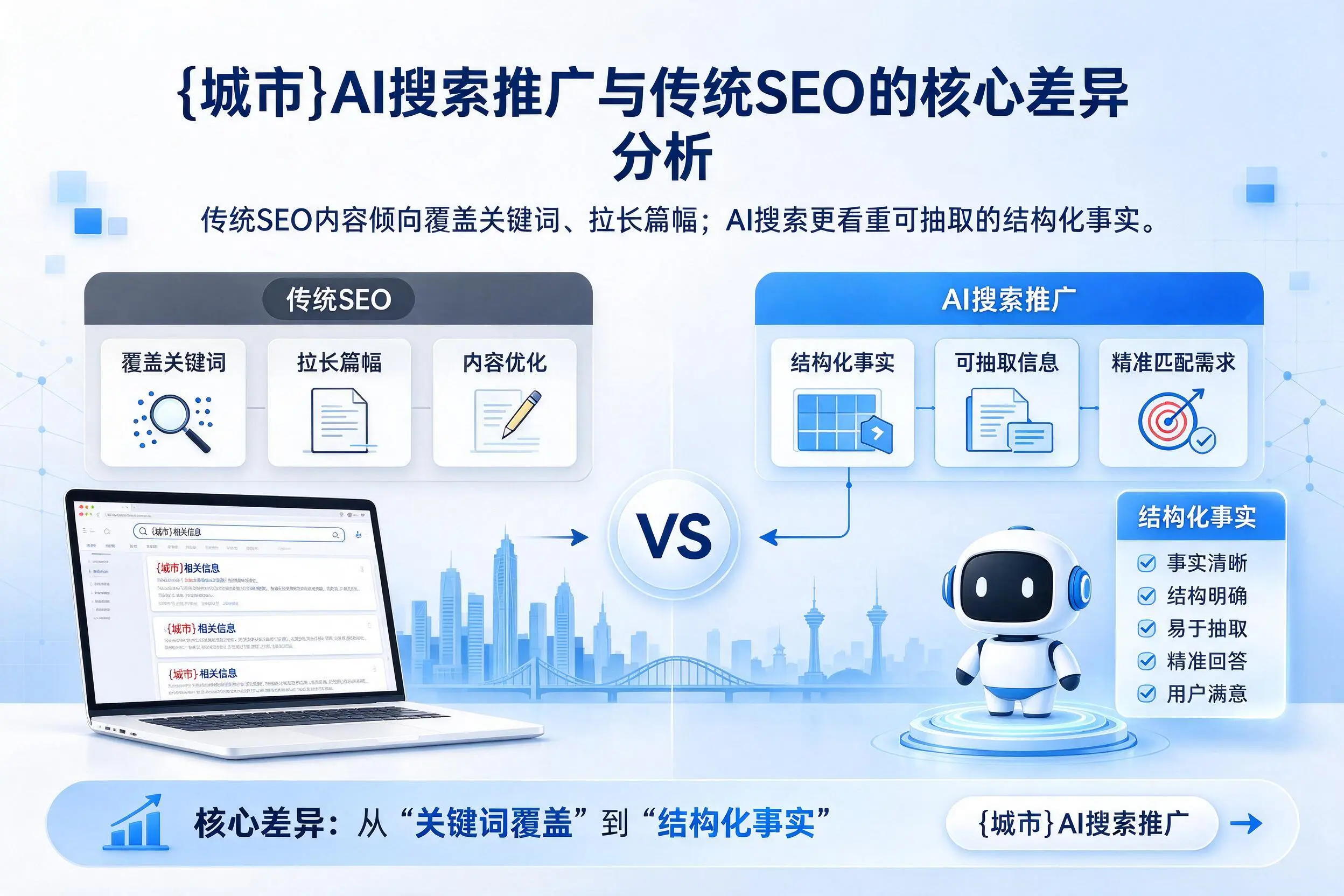 漯河AI搜索推广与传统SEO的核心差异分析